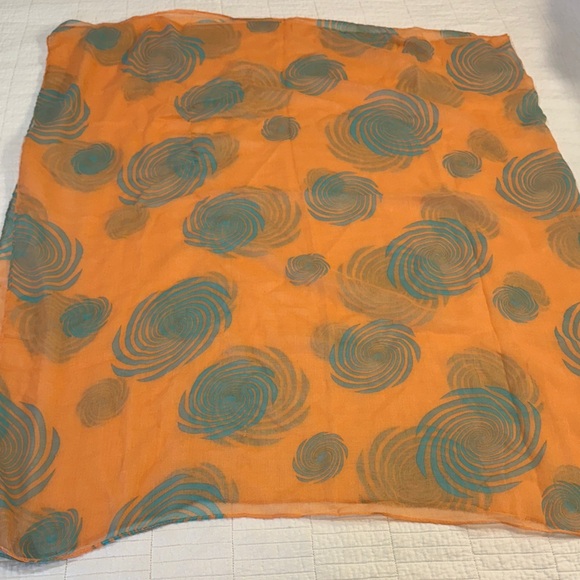 Colorful Patterned Scarves Wrap Set Tiger Polka Dot Red Teal Orange - Picture 5 of 6